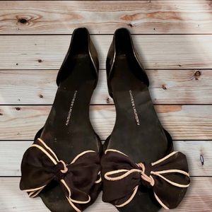 Chinese Laundry Jelly Flat Sandals with Bow